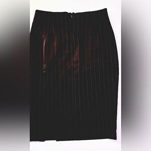 Ciello Couture Black Pinstripe pencil skirt